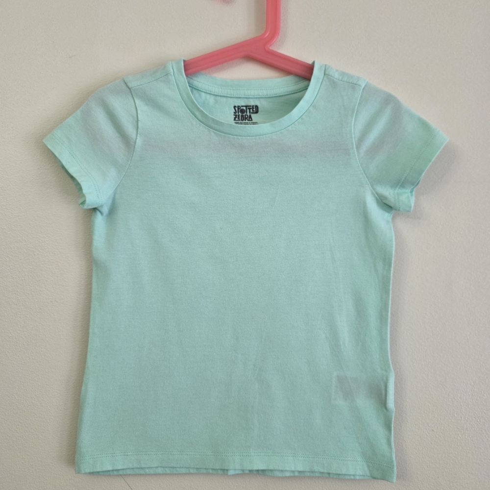 Spotted Zebra Girls' Mint Short Sleeve Crew Tee